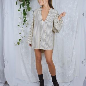 Striped Free People Tunic